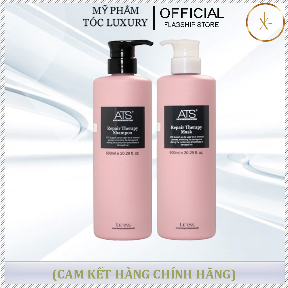 CẶP DẦU GỘI PHỤC HỒI TÓC HƯ TỔN ATS REPAIR THERAPY 1000ML